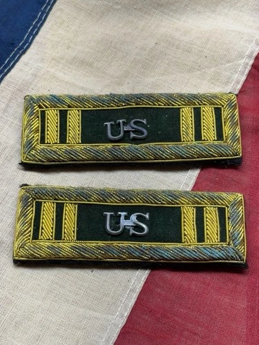 U.S. Civil War Sharpshooters Captain Shoulder Boards – Bullion Wire Pair