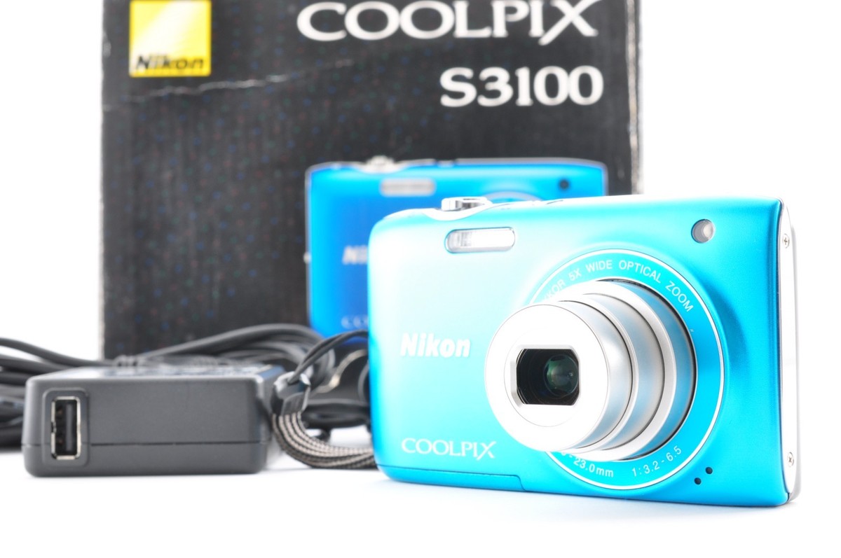 「極美品」nikon COOLPIX S3100 ブルー Amazon.com : Nikon COOLPIX S3100 14 MP Digital Camera with
