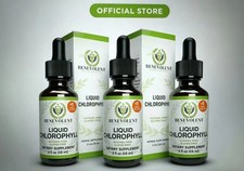 Benevolent Liquid Chlorophyll  2 fl oz, Alcohol-Free, Gluten-Free, 3 Bottles