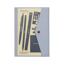 2026 Planner High Tide/Fugen Light Gray A5 Monthly Starting October 2025