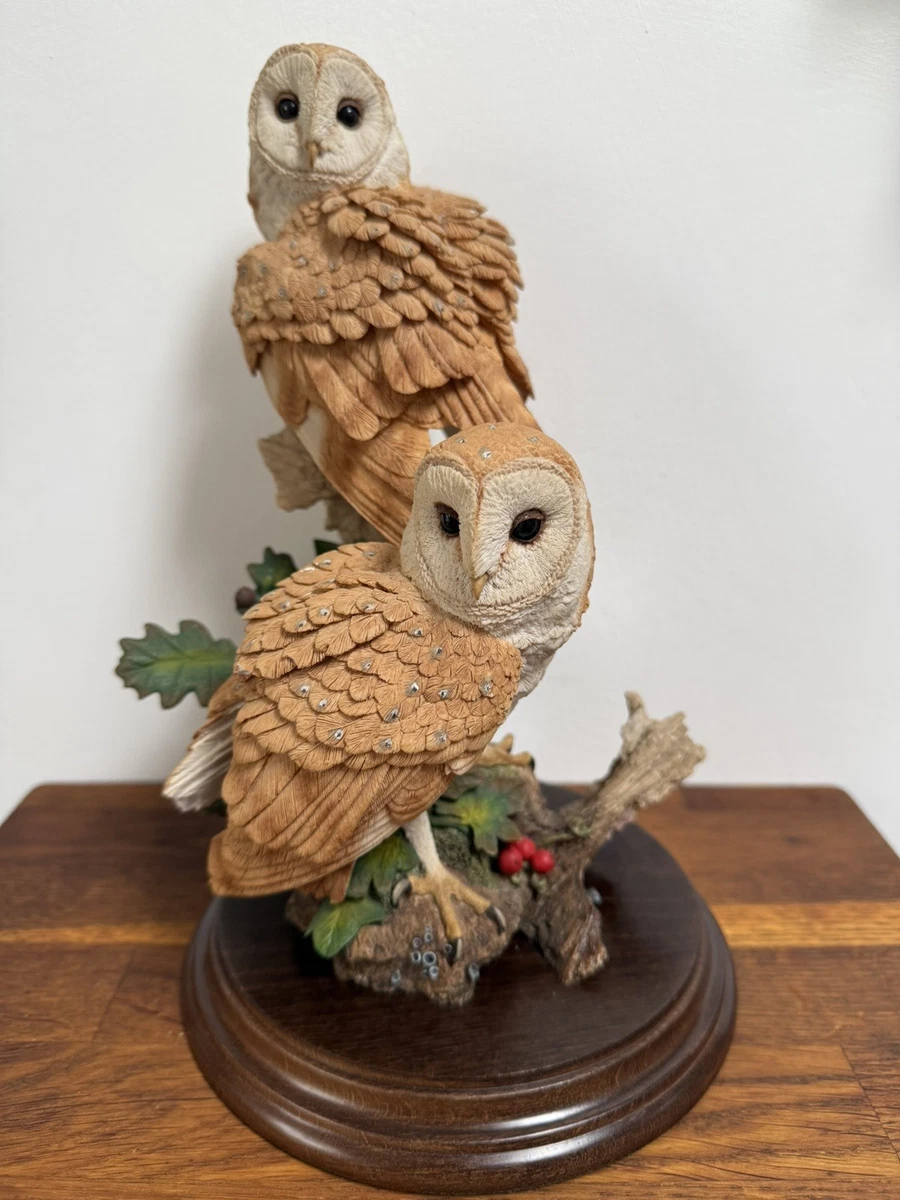 Country Artists フクロウ置物 1990年英国製 Barn Owl Vintage Country