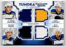 2019-20 Upper Deck Artifacts Tundra Teammates Quads Vladimir Tarasenko/Jaden