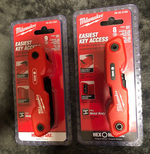 New Lot Of 2 Milwaukee Hex Key Set 8 Pc Metri...