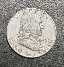 Ben Franklin Half Dollar - Circulated - $0.50 Constitutional 90% Silver