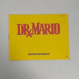 Dr. Mario Nintendo NES Complete In Box With Manual 1990 Vintage Video Game