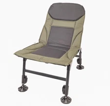 TCTNT Premium Fishing Carp Coarse Camping Chair With Large Adjustable Mud Feet