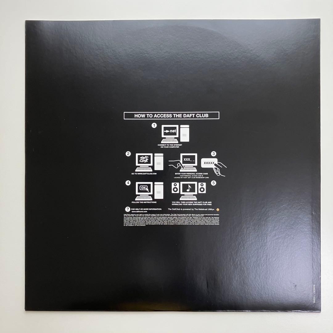 Daft Punk Discovery 2LP Vinyl Album Virgin Record with DAFT CLUB
