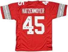 Andy Katzenmoyer Autographed Ohio State Buckeyes Jersey OSU All Century TRISTAR