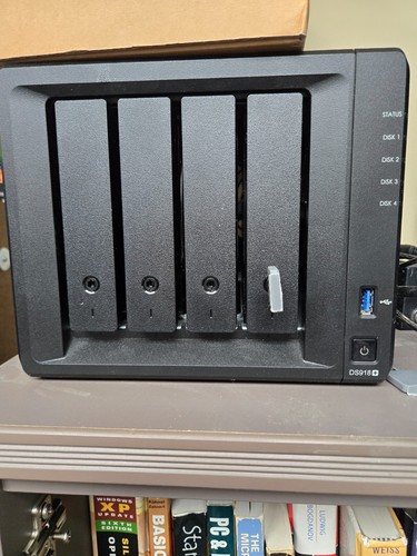 Synology DiskStation DS918+ 4-Bay NAS with Four (4) 4 TB NAS Drives With Key