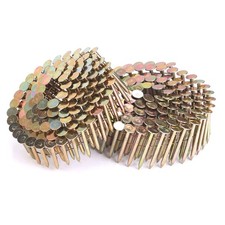 meite Coil Roofing Nails 15 Degree 1-3/4" x 0.120" Electro Galvanized Coil Nails