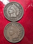 1898 1900 INDIAN HEAD 1 ONE CENT PENNY COIN COINS UNITED STATES US #237