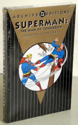 Superman The Man of Tomorrow DC Comics Hardcover Book Vol 3 Archive Edition. New