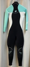 Bare 5mm Nixie Ultra Womens Full Wetsuit Glacier Blue Size 4-New