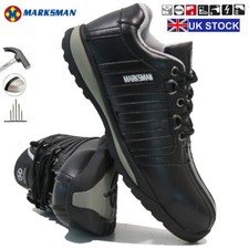 LADIES LIGHTWEIGHT LEATHER STEEL TOE CAP SAFETY WORK HIKER SHOES BOOTS TRAINERS