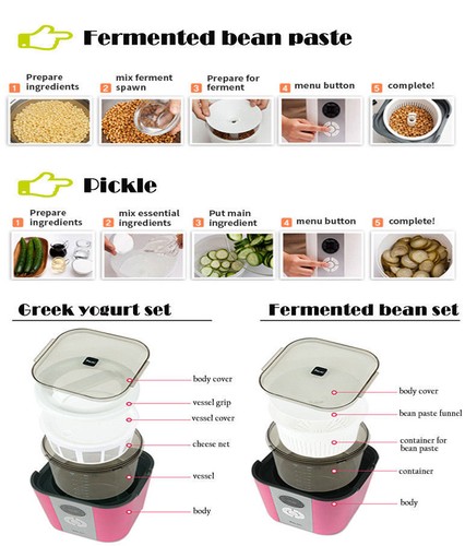 NUC Premium Smart Fermenter Griechischer Joghurt Käse Maschine NYM 531KC - Bild 7 von 7