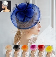 Headband Hair Clip Kentucky Derby Wedding Hat Church Dressy Cocktail Fascinator