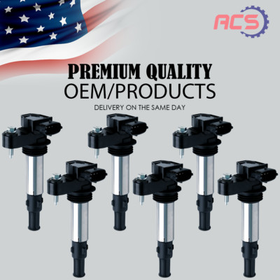 6X Upgrade OEM Ignition Coil for Buick Cadillac Chevrolet Saab 2.8 3.6L V6 UF375