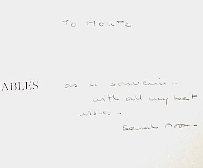 Souvenirs Improbables /Sarah Moon ★値下げした SIGNED Sarah Moon Souvenirs Improbables Improbable Memories Nudes