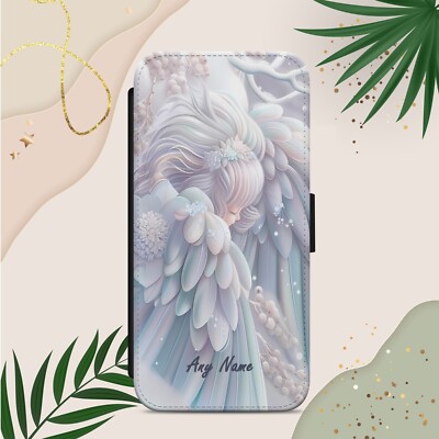 ENGEL PASTELLROSA INDIVIDUELLE FLIP WALLET HANDYHÜLLE FÜR IPHONE SAMSUNG PIXEL