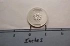 1970 JAPAN WORLD EXPOSITION OSAKA EXPO '70 VINTAGE SILVER COIN RARE NICE 1JE8