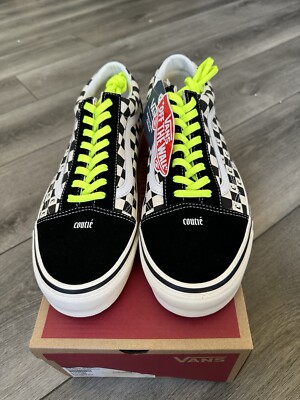 Vans Old Skool 36 DX 'Anaheim Factory Black Checkerboard White Coutie