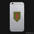 1st Infantry Division Cell Phone Sticker Mobile Die Cut The Big Red One shoulder