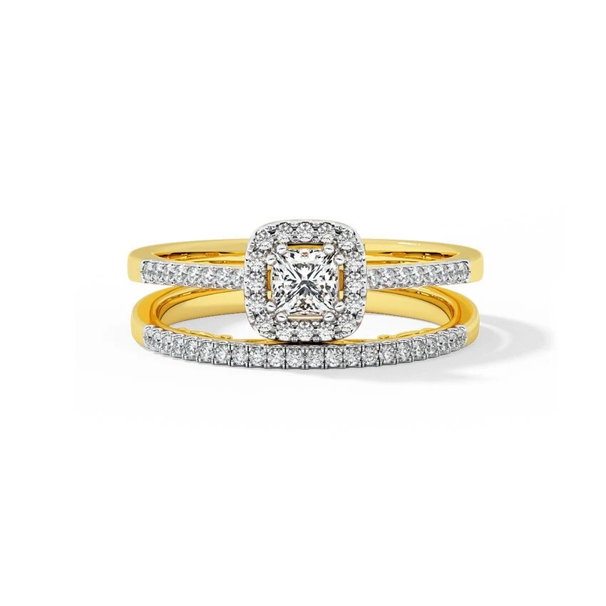 18K Gold 4.533g Natural diamond IJ SI Sunshine Solitaire