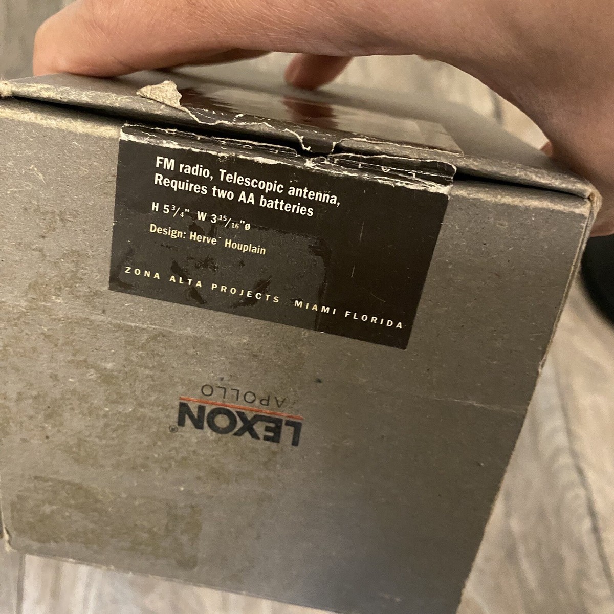 LEXON APOLLO SPACECRAFT FM RADIO VINTAGE - PARTS NOT WORKING | eBay