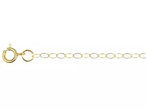 9ct Rose Gold 16 Inch Trace Chain