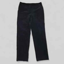 St. John  Yellow label high rise Black Corduroy Pants Size 8