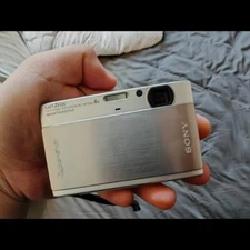 Sony Cyber-Shot DSC-TX5 10.2MP CMOS Vintage Digital Camera -100% Working-Silver