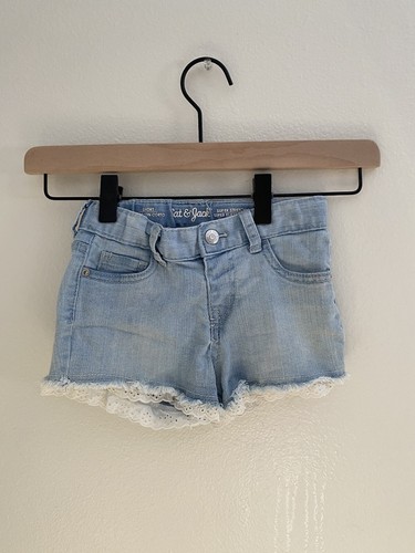 Cat \u0026 Jack Girls Denim Shorts Lot- 3 