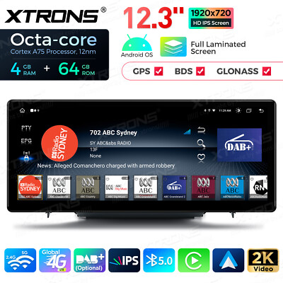 12,3'' Android Autoradio für Audi A3 8V S3 RS3 MIB 8-Kern 4+64GB GPS Navi CarPlay