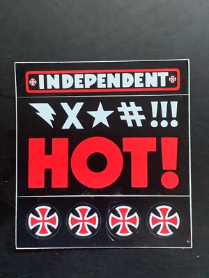 Independent Truck Skate Sticker,  #78,  3 ''  X  3 1/4 '',  Hard to find, Vintage