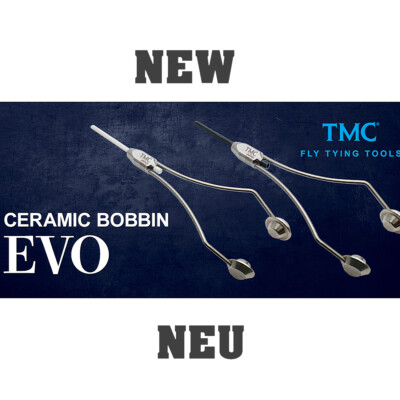 TMC Ceramic Bobbin EVO  Standard , Heavy , Fein - BEST  FLY TYING TOOL
