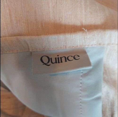 NWT! Quince Raw Silk Sand Blackout Curtains Set Of 2! 48"x108" (A13) - Picture 11 of 13