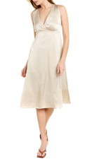 Elie Tahari Everly Midi Dress Island Sand 6 NWT 298