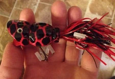 Throwback Lures Frog Series-Poison Frog-                       Custom/Handmade