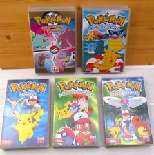 5 cassettes/K7 vidéo VHS POKEMON-Les plus beaux matchs !-A chacun sa technique !