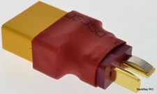 No Wires Connector - XT90 / XT-90 Female to Male T-Plug Adapter Deans Style