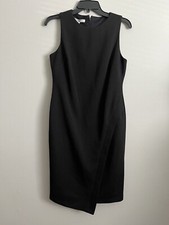 Maggy London Womens Size 8 Dress Black Sleeveless Wear To Work