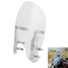 Clear Windshield & 49mm Clamps Fit For Harley...