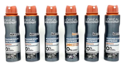   Loreal Men Expert Magnesium Defense Deo Spray ohne Aluminium Alkohol 6x 150ml 
