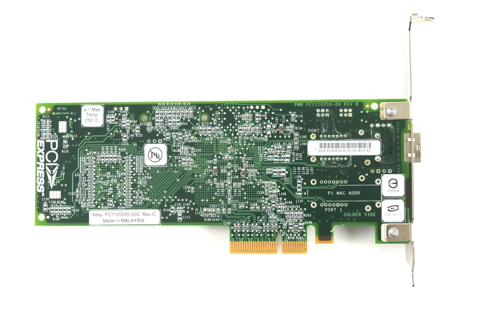Emulex LightPulse LPE11000-E 4GB PCIEx4 1-Port Host Bus Adapter Fibre Channel - Image 3 of 4