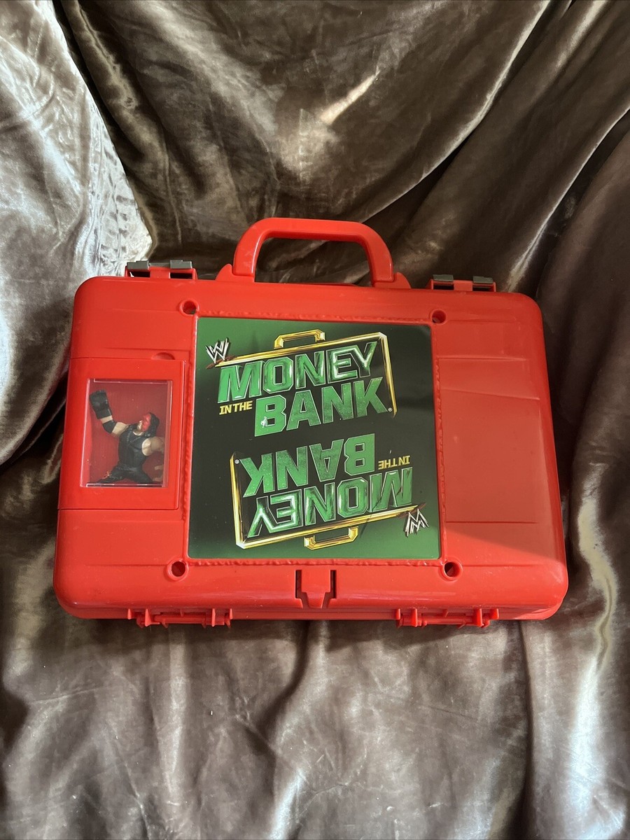 WWE Wrestling Rumblers Money in the Bank Briefcase w/ Figures