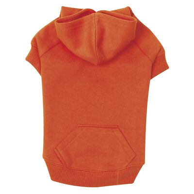 Zack and Zoey Basic Hoodie for Dogs 20In Large Vibrant Orange