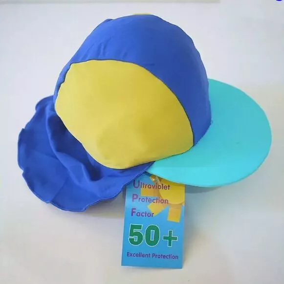 Boys Lycra Sun Surf Hat Toddler Kids Child Cap Beach Pool Size 5