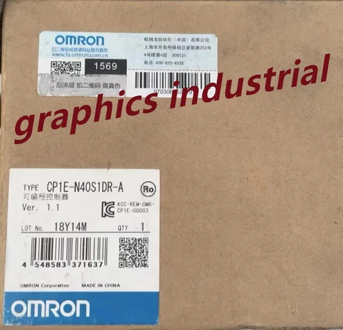 New Original Omron CP1E-N40S1DR-A PLC Module CP1EN40S1DRA  Expedited Shipping