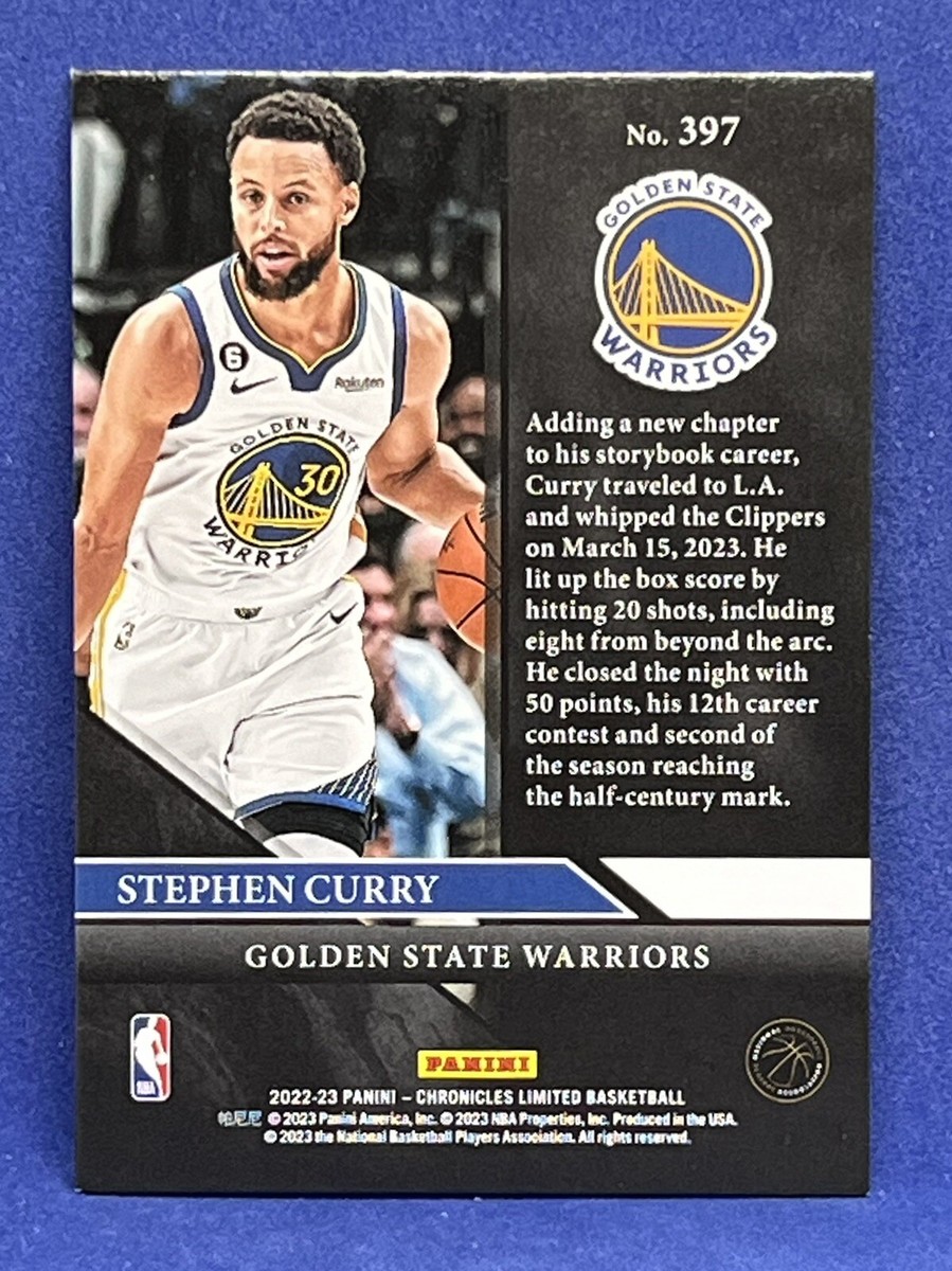 スポーツ BLIND BOX AcePlayer(Stephen Curry) 2022-23 Panini Impeccable Stephen Curry Game Used Patch Auto