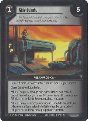 TCG 305  ''Wars'' Incursion Decipher Güterbahnhof 1F27 Foil